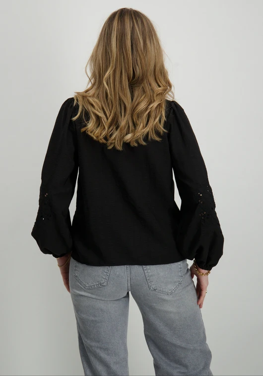 Vero moda VMBEATE L/S DETAIL TOP WVN FAW EXP 10332092