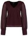 Vero moda VMBECCA LS V-NECK LACE TOP JRS NOOS 10336137