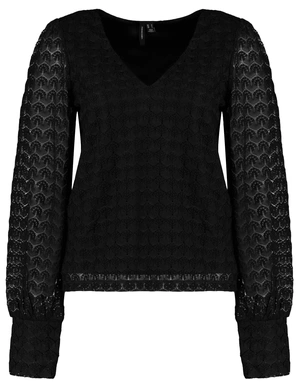 Vero moda VMBECCA LS V-NECK LACE TOP JRS NOOS 10336137