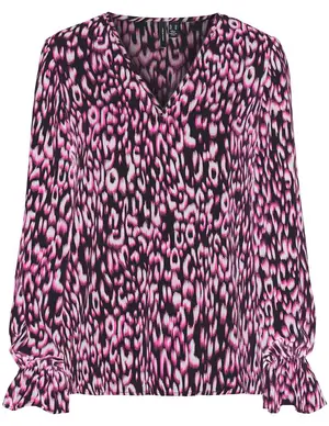Vero moda VMBELLA GRAPHIC AOP LS TOP LEO EXP 10270526