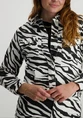 Vero moda VMBELLIE LS ZEBRA JACKET BLACK-WHIT 10329029