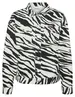 Vero moda VMBELLIE LS ZEBRA JACKET BLACK-WHIT 10329029