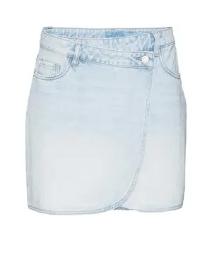 Vero moda VMBETTY SHORT WRAP DENIM SKIRT GU32 10307663