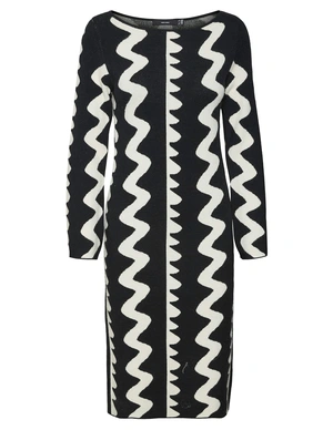 Vero moda VMBRONZE ART LS BOATNECK DRESS LCS 10325308