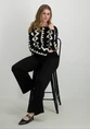 Vero moda VMBRONZE ART LS BOATNECK PULLOVER L 10325854