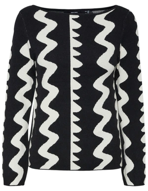 Vero moda VMBRONZE ART LS BOATNECK PULLOVER L 10325854