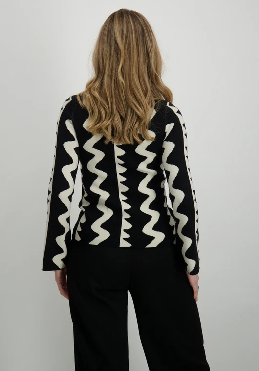 Vero moda VMBRONZE ART LS BOATNECK PULLOVER L 10325854