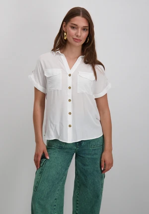 Vero moda VMBUMPY SS SHIRT WVN NOOS 10310139