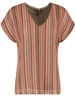 Vero moda VMDEMI STRIPE SS V-NECK TOP JRS GA 10333684