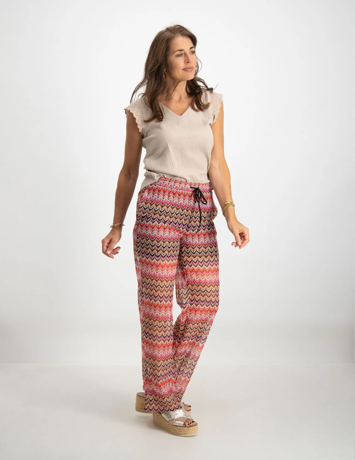 JRS PANT moda VMDICTE kopen colour WIDE Vero Stone The 10285751 bij multi HW