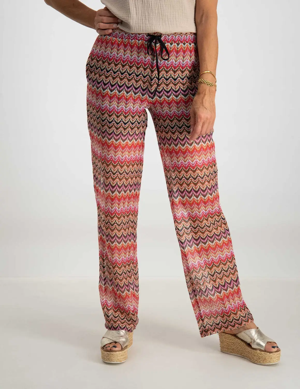 Vero moda VMDICTE HW WIDE kopen The 10285751 colour PANT bij JRS multi Stone