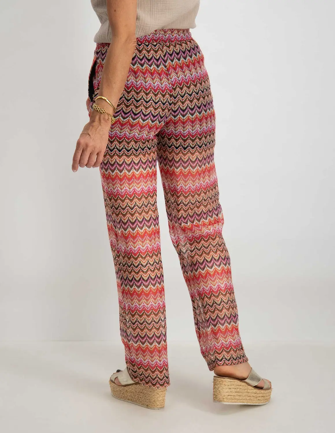 Vero moda VMDICTE HW WIDE PANT JRS 10285751 multi colour kopen bij The Stone