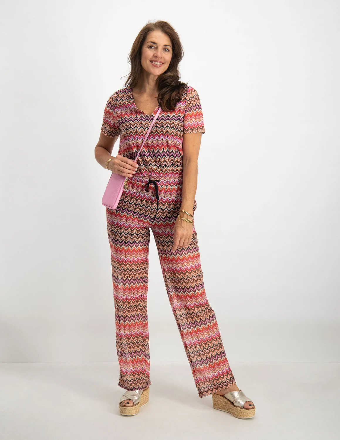 WIDE HW colour multi bij Stone kopen Vero moda The 10285751 VMDICTE PANT JRS