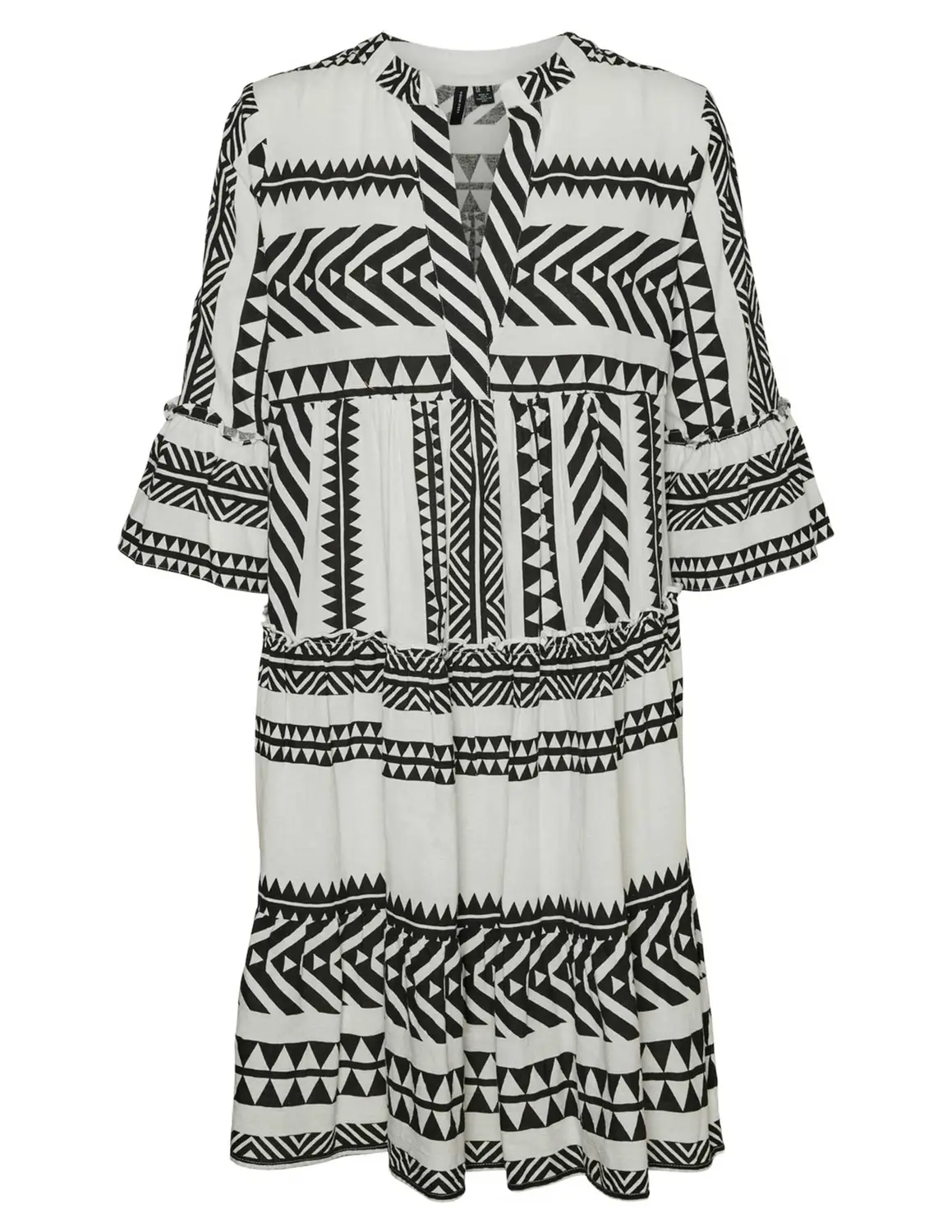 Vero moda jurk zwart wit online