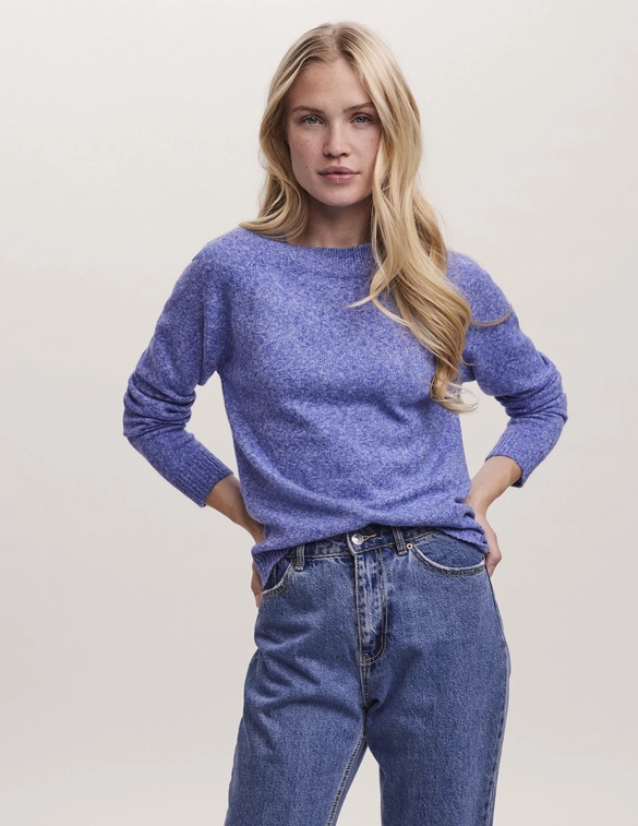 Vero moda VMDOFFY LS O-NECK BLOUSE GA NOOS 10201022
