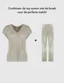 Vero moda VMDUVI S/S V-NECK TOP JRS BTQ GA NL 10334193