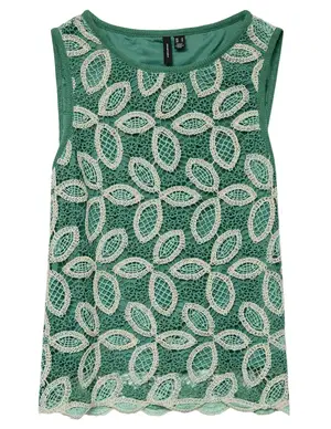 Vero moda VMEIVISA S/L CROCHET SHORT TOP WVN 10323331