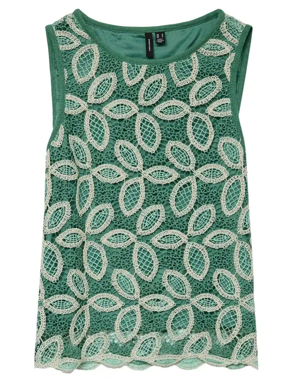 Vero moda VMEIVISA S/L CROCHET SHORT TOP WVN 10323331