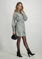 Vero moda VMELMA LS V-NECK SHORT DRESS WVN LC 10322378