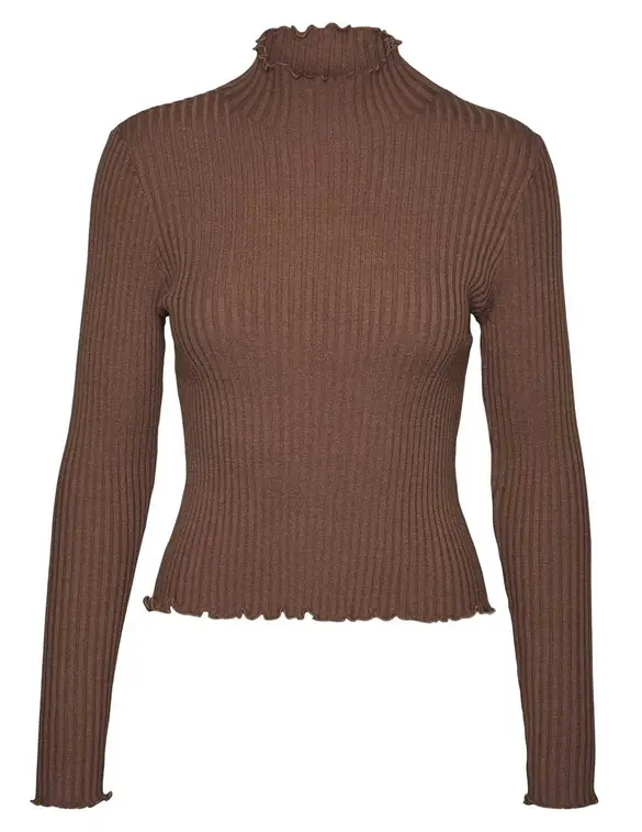 Vero moda VMEVIE LS HIGHNECK BLOUSE BOO 10256638