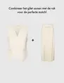 Vero moda VMFLORENCE HW LONG LINEN SKIRT 10306699