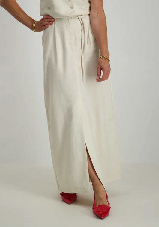 Vero moda VMFLORENCE HW LONG LINEN SKIRT 10306699