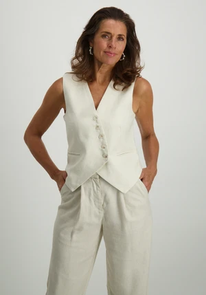 Vero moda VMFLORENCE SL LINEN WAISTCOAT 10306673
