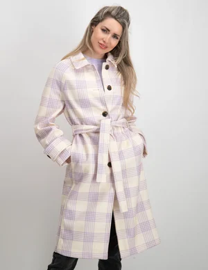 Vero moda VMFORTUNERIE CHECK LONG COAT NOOS 10257706