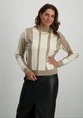 Vero moda VMGOLD NEW ART LS HIGHNECK PULLOVER 10311357