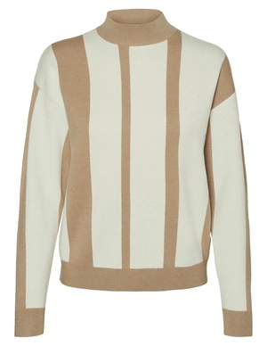 Vero moda VMGOLD NEW ART LS HIGHNECK PULLOVER 10311357