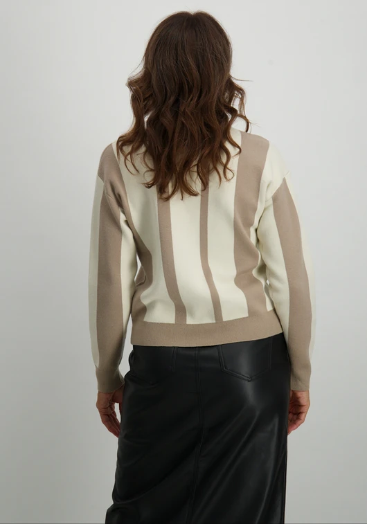 Vero moda VMGOLD NEW ART LS HIGHNECK PULLOVER 10311357
