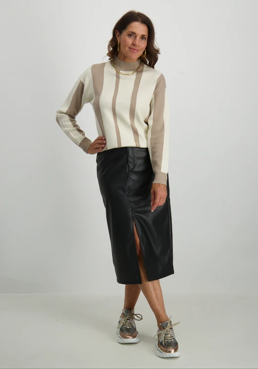 Vero moda VMGOLD NEW ART LS HIGHNECK PULLOVER 10311357