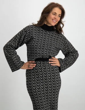 Vero moda VMGOLDNEEDLE ART LS WIDE HIGHNECK P 10290620
