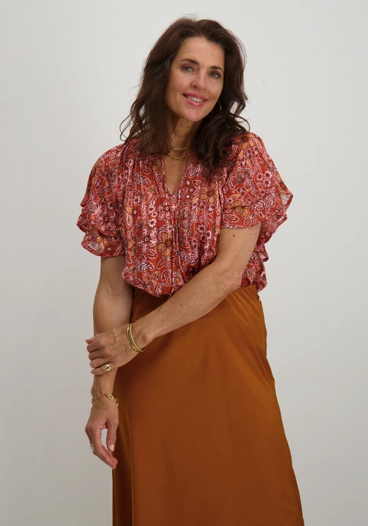 Vero moda VMHEDI SS TOP WVN LCS GA 10313511