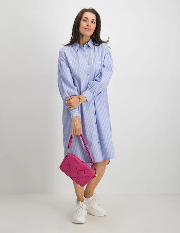 Vero moda VMHELLA L/S LONG VOLUME SHIRT DRESS 10270198