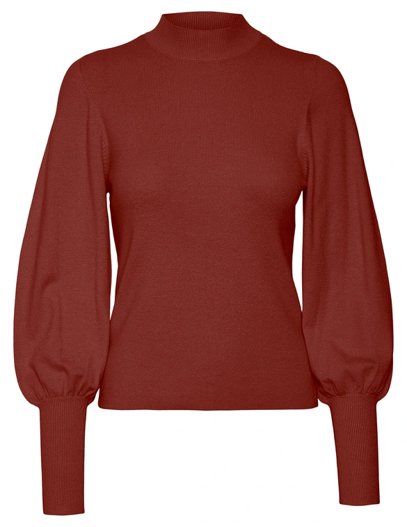 Vero moda VMHOLLYKARISPUFF LS HIGHNK PULLOV G 10290671