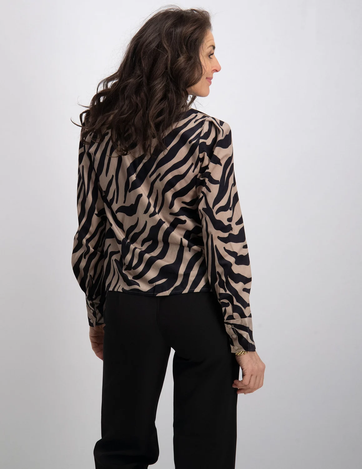 Vero moda VMIDA LS CORDUROY SHIRT WVN 10273371 grijs kopen bij The
