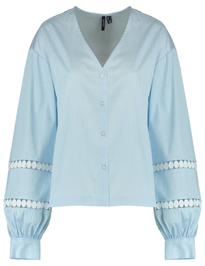 Vero moda VMJANNI TAPE LS V-NECK TOP WVN GA L 10331724