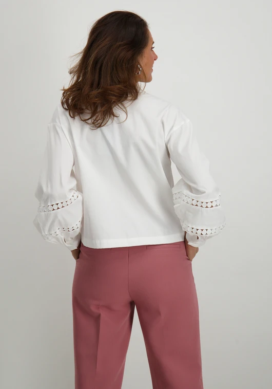 Vero moda VMJANNI TAPE LS V-NECK TOP WVN GA L 10331724