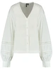 Vero moda VMJANNI TAPE LS V-NECK TOP WVN GA L 10331724