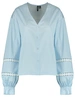 Vero moda VMJANNI TAPE LS V-NECK TOP WVN GA L 10331724
