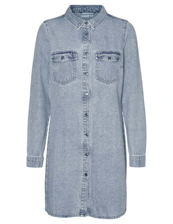 Vero moda VMJENNIE LS SHORT DENIM DRESS GA NO 10310968