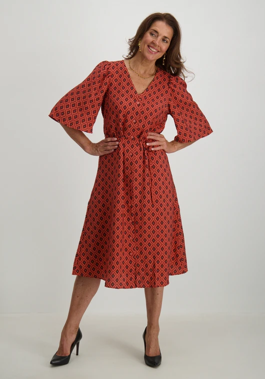 Vero moda VMJOSIE 3/4 CALF SHIRT DRESS WVN GA 10315153