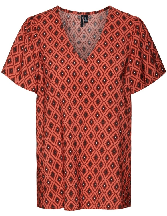 Vero moda VMJOSIE SS V-NECK TOP WVN GA 10322633