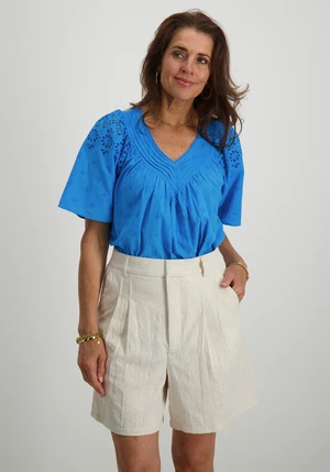 Vero moda VMKAFFA S/S V-NECK TOP WVN BTQ 10309014