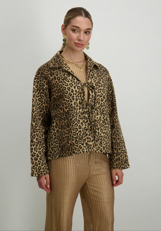 Vero moda VMKIRBY LS BOW DNM LEO JACKET 10327896