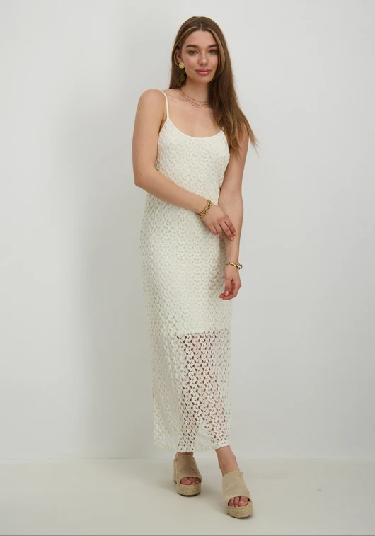 Vero moda VMKYLIE S/L V-NECK ANKLE DRESS WVN 10308005