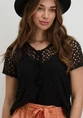 Vero moda VMKYLIE S/S V-NECK TOP WVN BTQ 10308007