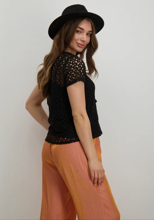 Vero moda VMKYLIE S/S V-NECK TOP WVN BTQ 10308007