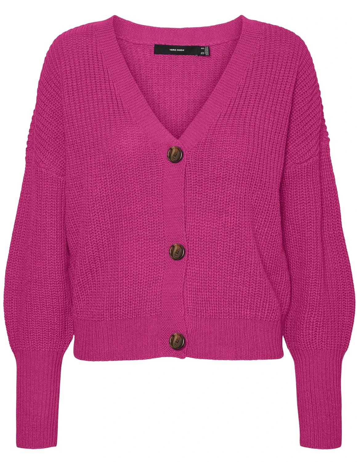 Vero moda VMLEA LS V-NECK CUFF CARDIGAN NOOS 10273853 roze kopen bij The  Stone